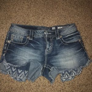 Miss Me cutoff shorts